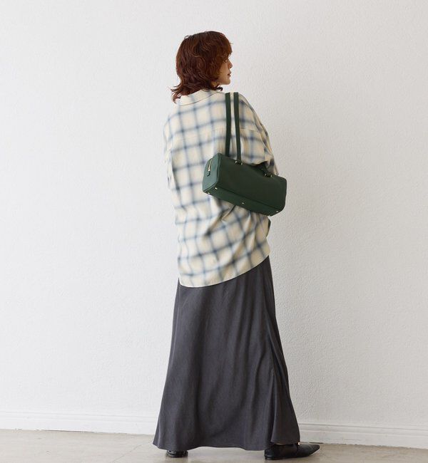  「【セットアップ可】ドレーピーデニムバイアススカート」|スカート|