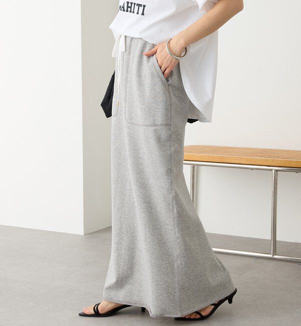 「予約【イージーな着心地】スエットロングスカート」|スカート|