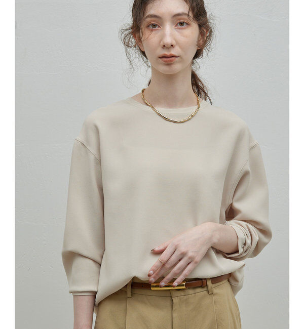  「【新色登場！】バックスリットブラウスT」|シャツ・ブラウス|