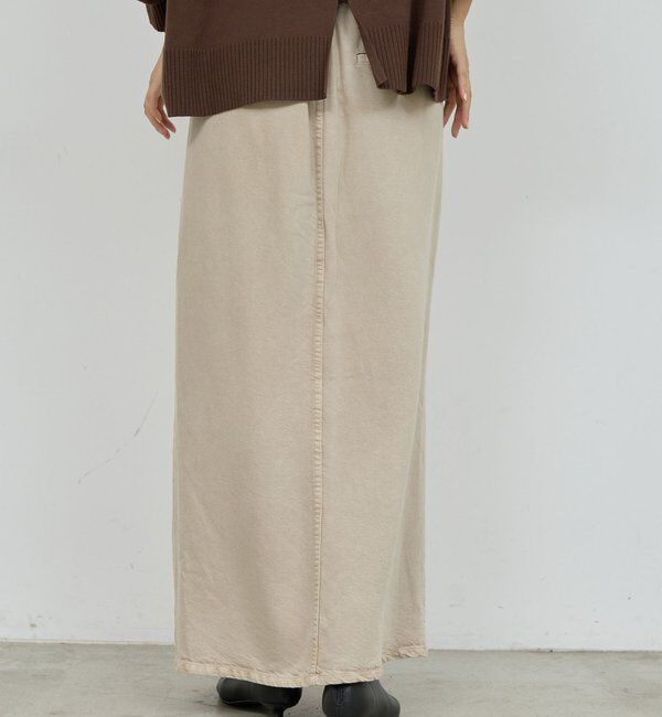  「【セットアップ対応】リヨセルスリットスカート」|スカート|