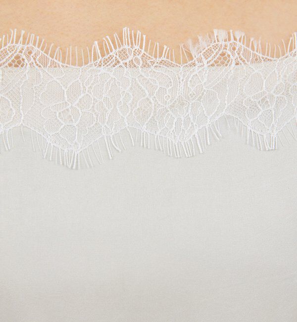  「サテンレースキャミ」|シャツ・ブラウス|