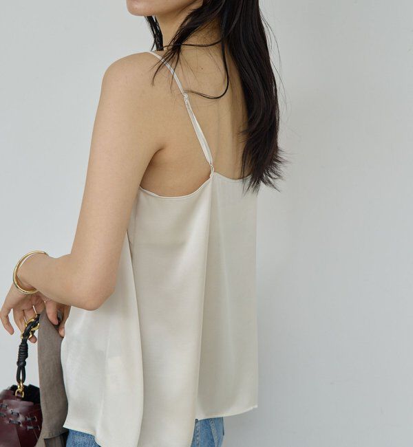  「サテンレースキャミ」|シャツ・ブラウス|