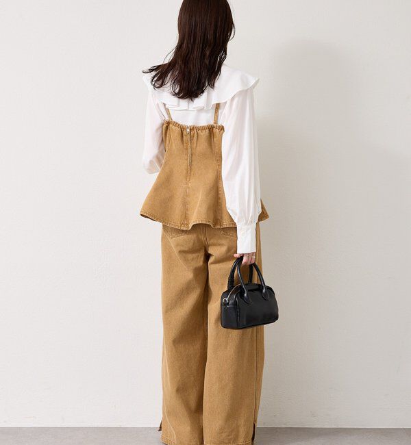  「裾スリットフレアデニム」|デニム|