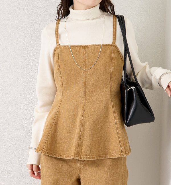  「ペプラムデニムビスチェ」|シャツ・ブラウス|