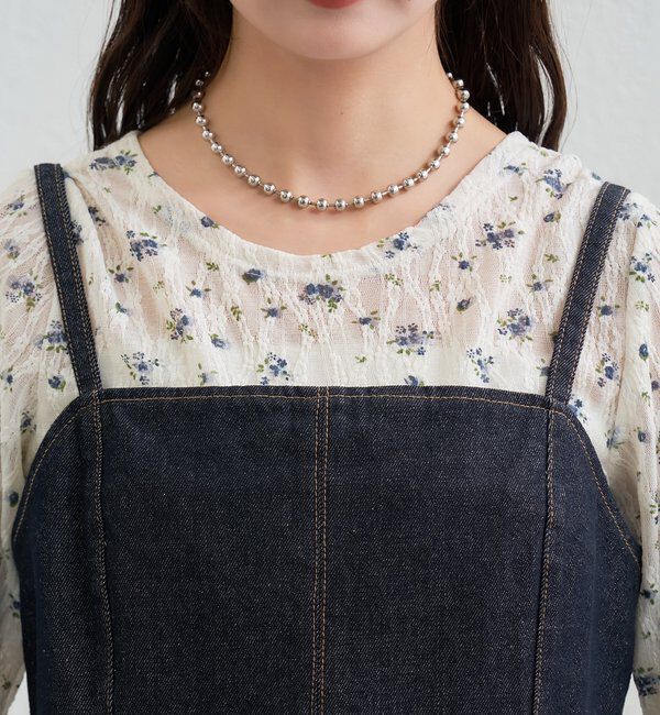  「ペプラムデニムビスチェ」|シャツ・ブラウス|