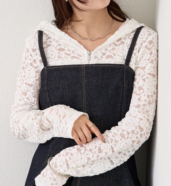  「ペプラムデニムビスチェ」|シャツ・ブラウス|