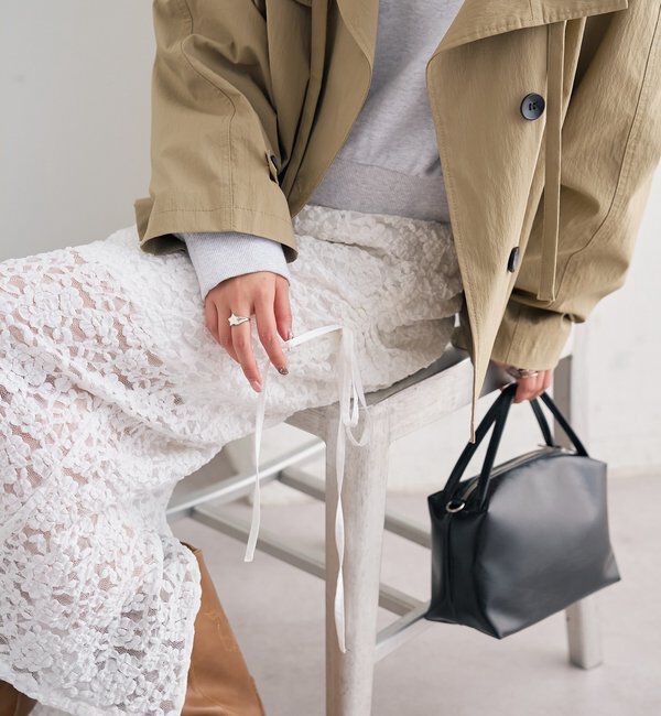  「レースミドル スカート」|スカート|