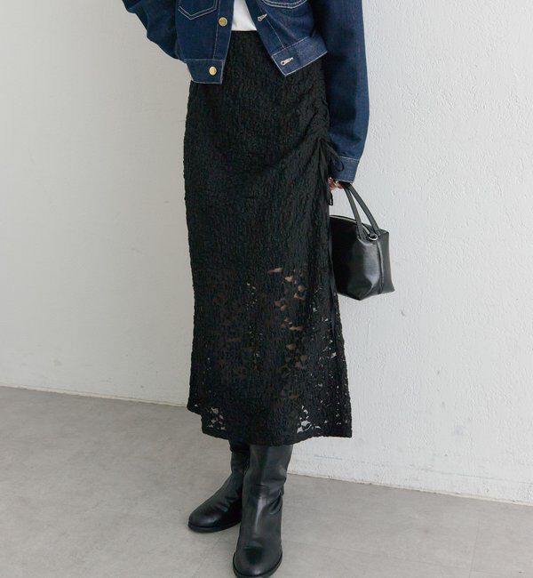  「レースミドル スカート」|スカート|