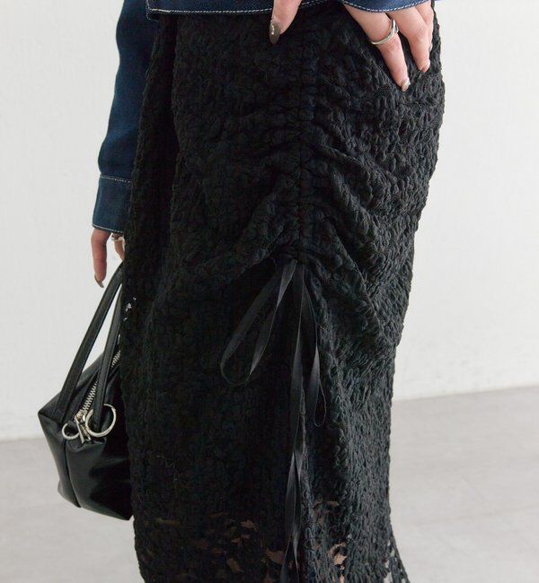  「レースミドル スカート」|スカート|