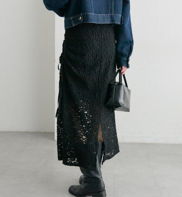  「レースミドル スカート」|スカート|