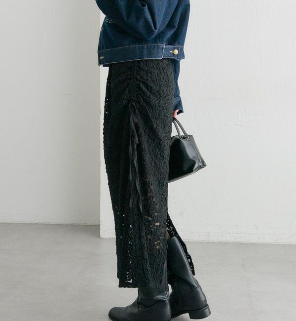  「レースミドル スカート」|スカート|