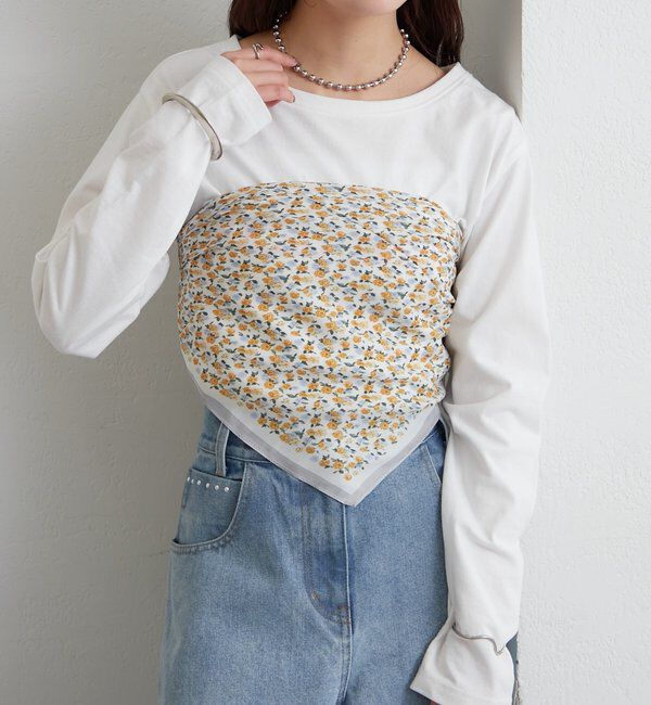  「小花柄スカーフ」|バンダナ・スカーフ|