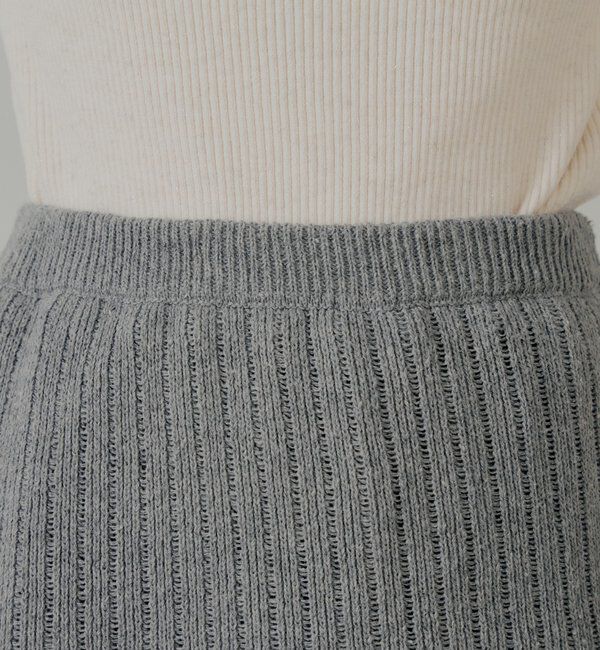  「【セットアップ対応】ニットバルーンミニスカート」|スカート|