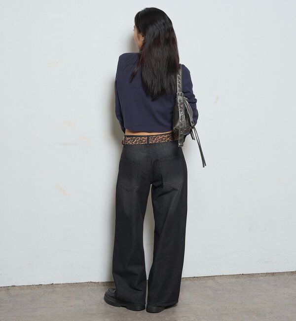  「【WEB限定】ヘンリーネックショートトップス」|Tシャツ・カットソー|