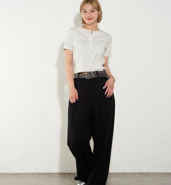  「【２サイズ 】ヘンリーネックTEE」|Tシャツ・カットソー|