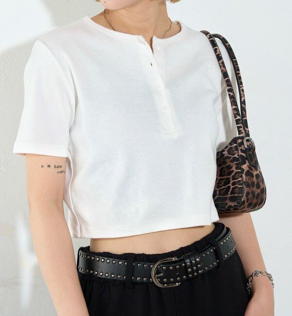  「【２サイズ 】ヘンリーネックTEE」|Tシャツ・カットソー|