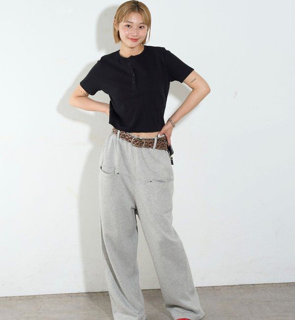  「【２サイズ 】ヘンリーネックTEE」|Tシャツ・カットソー|