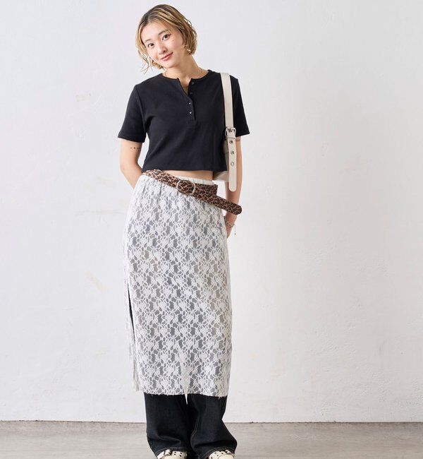  「【２サイズ 】ヘンリーネックTEE」|Tシャツ・カットソー|