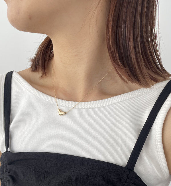  「【ベストセラー】〈GOLDY/ゴールディ〉ぷっくりトライアングルネックレス」|ネックレス|