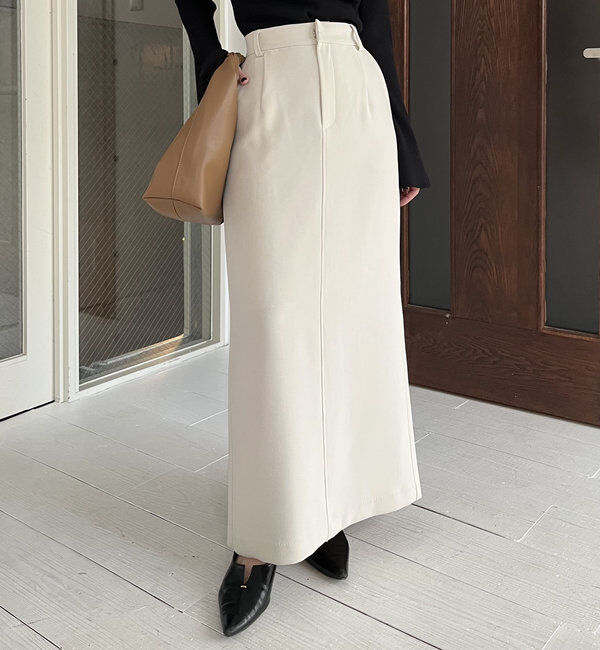  「【お気に入り累計2万超え/全骨格◎/低身長サイズ】マキシIラインスカート」|スカート|