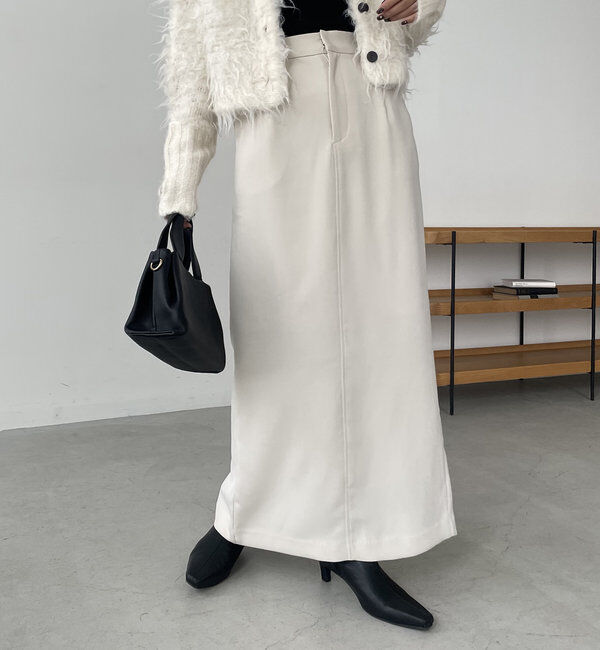  「【お気に入り累計2万超え/全骨格◎/低身長サイズ】マキシIラインスカート」|スカート|