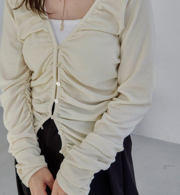  「パイピングドレープカーディガン」|Tシャツ・カットソー|