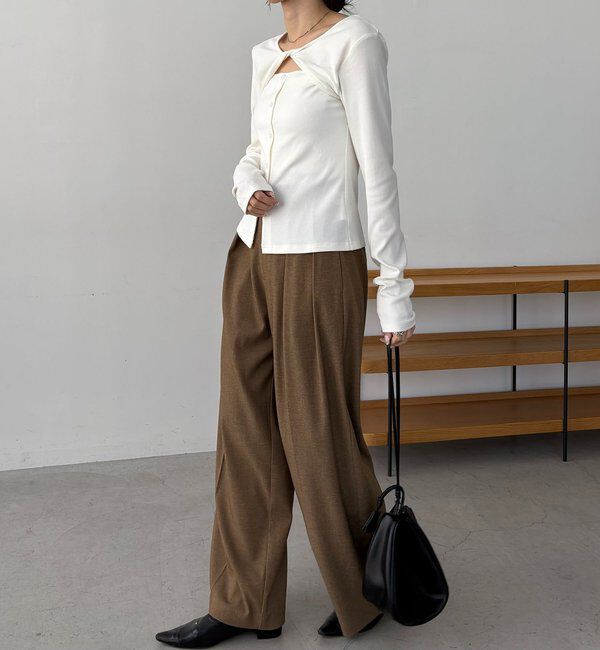  「ツイストネックT」|Tシャツ・カットソー|