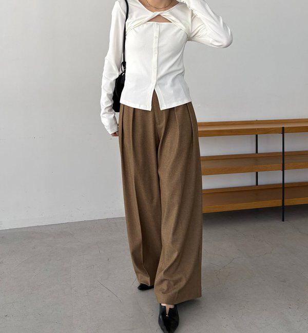  「ツイストネックT」|Tシャツ・カットソー|