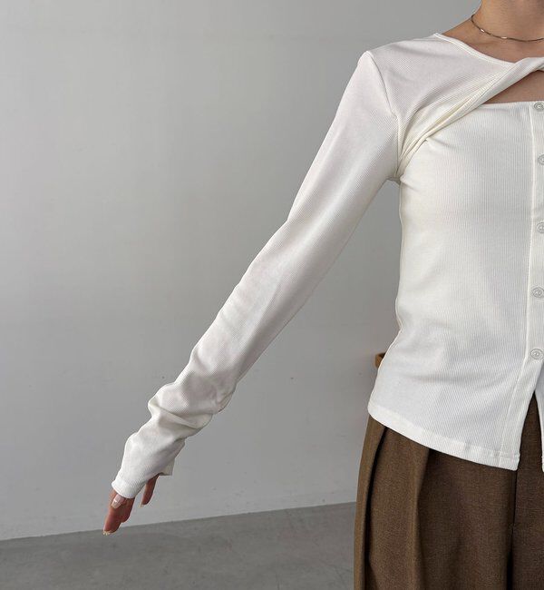  「ツイストネックT」|Tシャツ・カットソー|