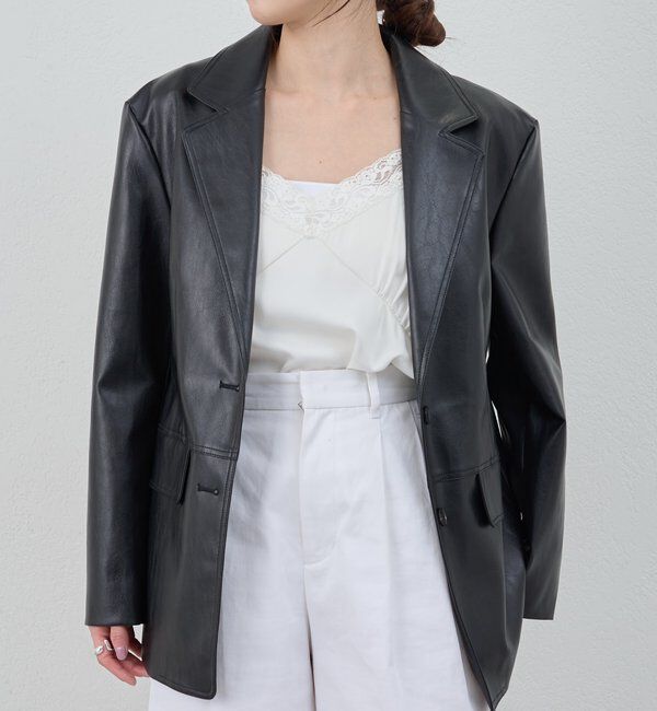  「レザーテーラージャケット」|テーラードジャケット|