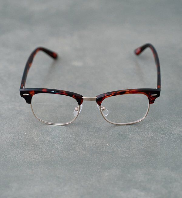  「ハーフリムメガネ」|サングラス|