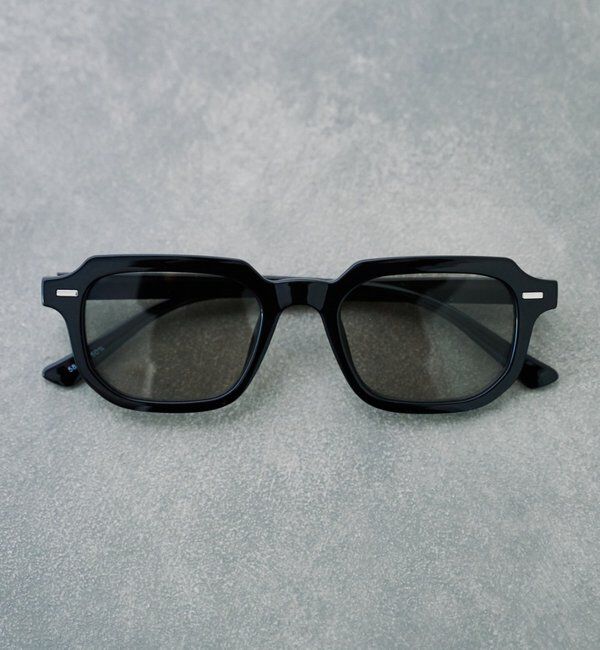  「スクエアフレームサングラウス」|サングラス|ブラック