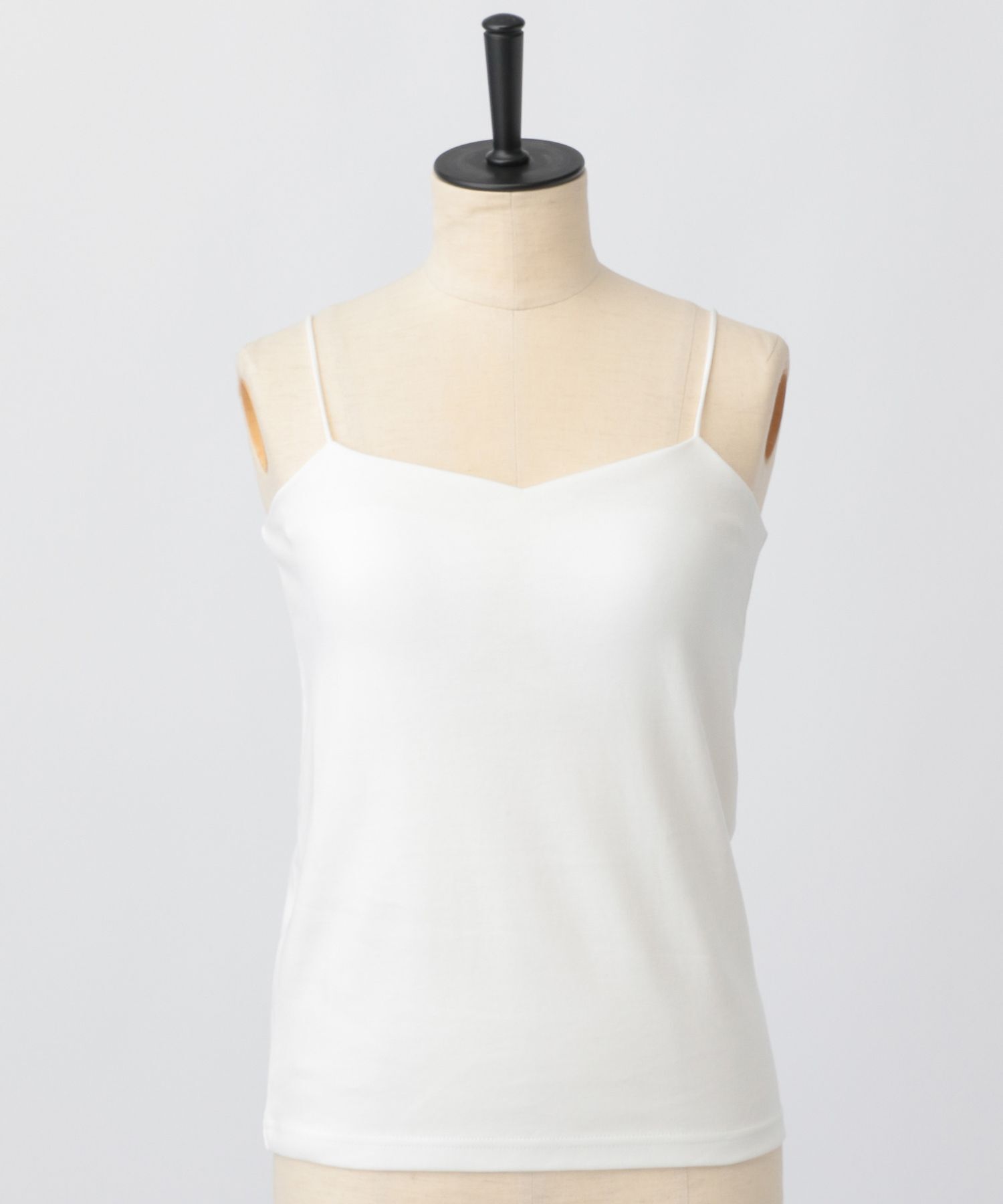 A part by 「Ｖネックキャミソール」|キャミソール|オフホワイト