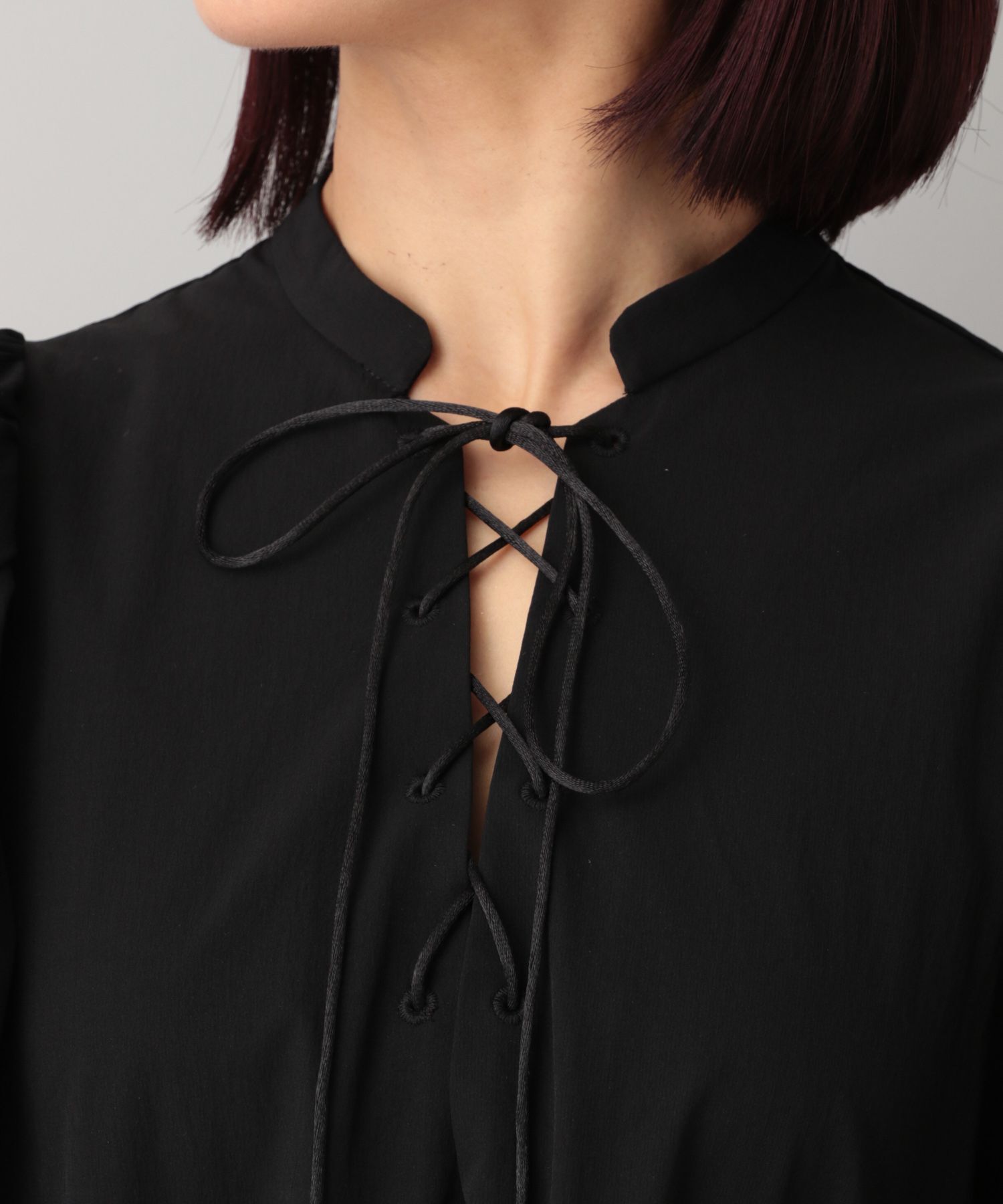 A part by 「【e/rm】レースアップドレス」|ワンピース|