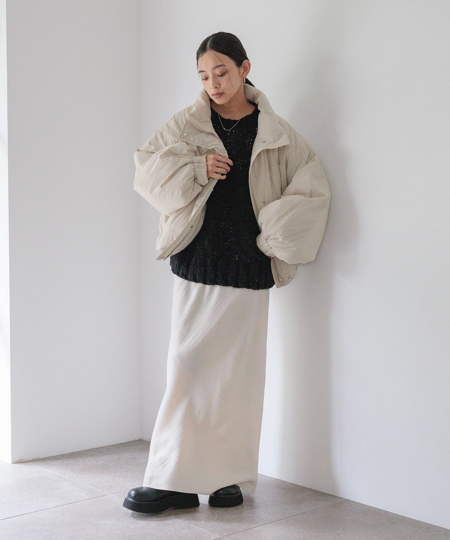 撥水加工・保温効果抜群!】モンスターショートコート（LOWRYS FARM