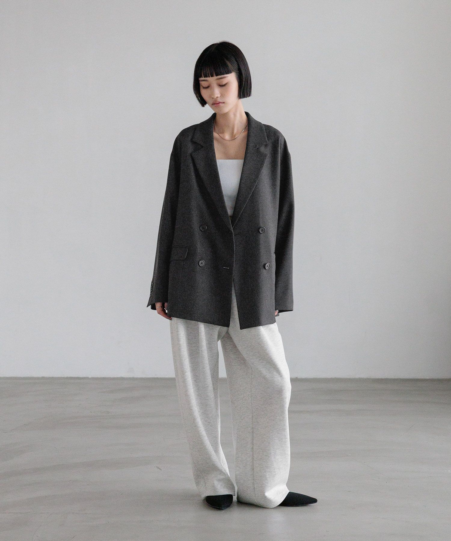 LOWRYS FARM「カットイージーコクーンパンツ」|チノ|