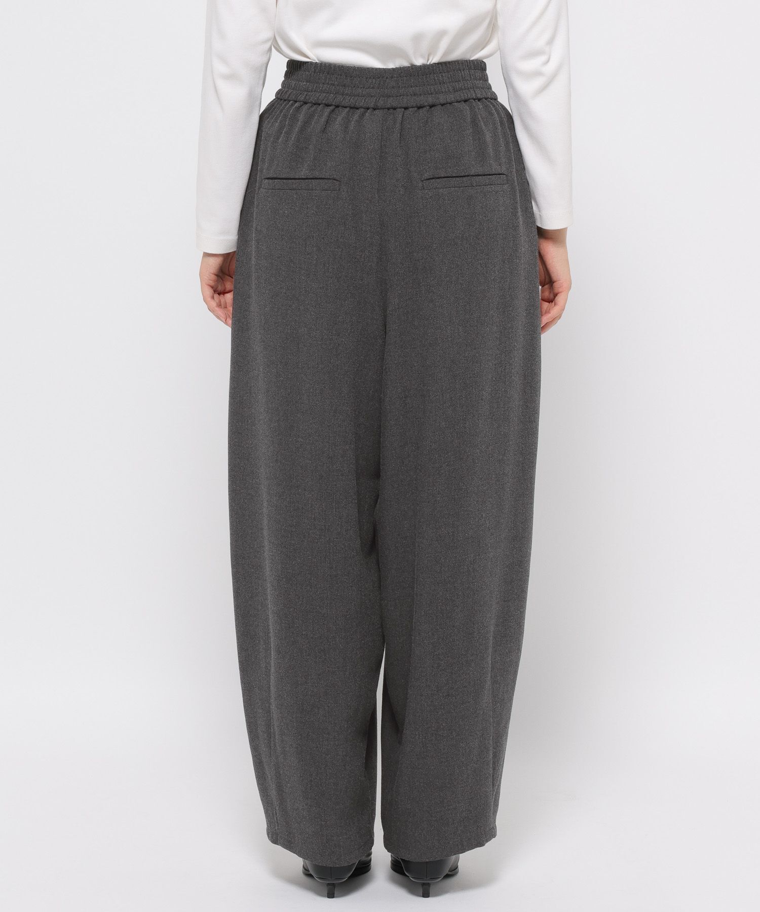 LOWRYS FARM「ＴＲイージーコクーンパンツ」|チノ|