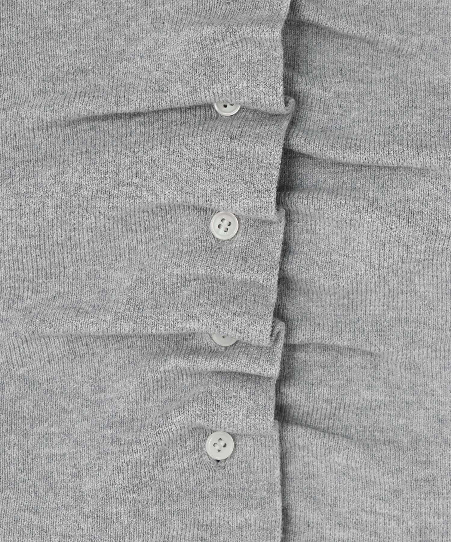 LOWRYS FARM「ギャザーボタンカーディガンＬＳ」|ニット・セーター|