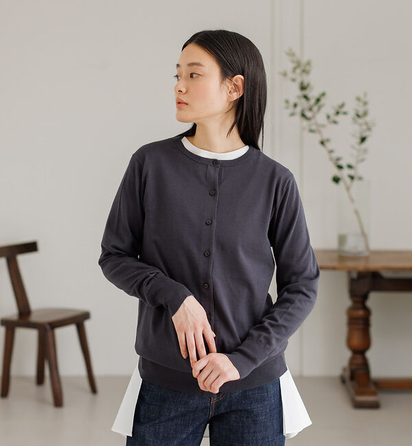 collex「SUVINコットンカーディガン」|カーディガン|