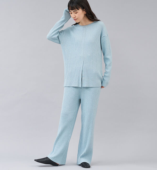 collex「【セットアップ対応】ワイドリブフレアパンツ」|その他|