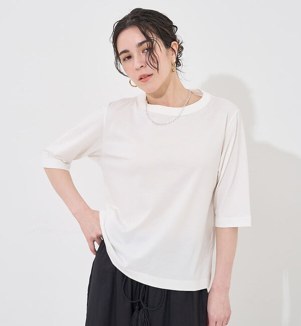 collex「ベーシックコットンTシャツ」|Tシャツ・カットソー|ホワイト