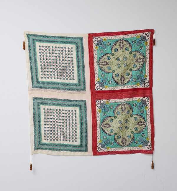 collex「刺し子シルク大判ストール」|マフラー|