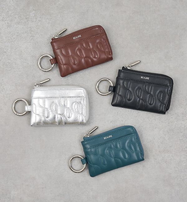 collex「【WEB限定】【Beau're/ヴュレ】キルティング レザーフラグメントケース」|財布|
