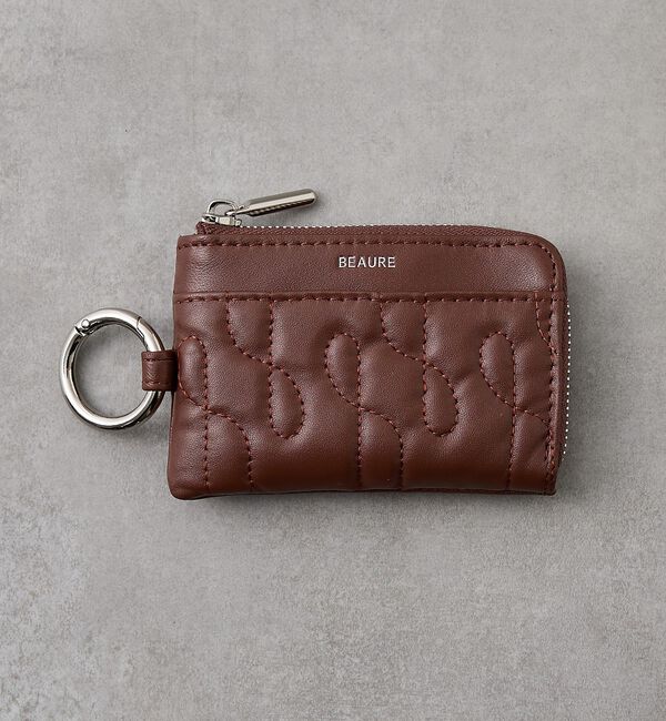 collex「【WEB限定】【Beau're/ヴュレ】キルティング レザーフラグメントケース」|財布|