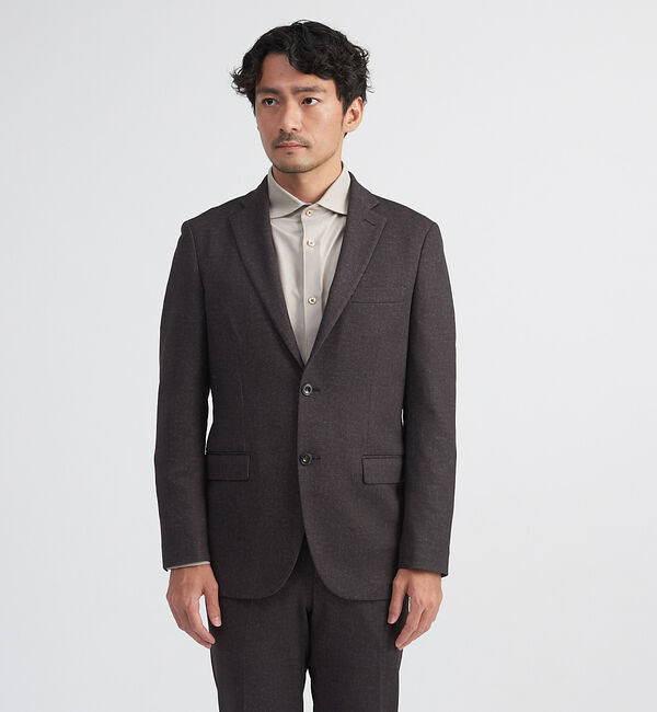 ABAHOUSE「【セットアップ対応】FLEX ストレッチ ポンチ ジャケット」|テーラードジャケット|