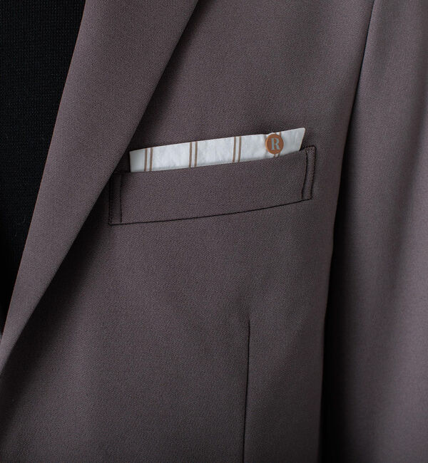 ABAHOUSE「【セットアップ対応/FLEX JACKET】バックメッシュ モクロディー ジャケ」|テーラードジャケット|