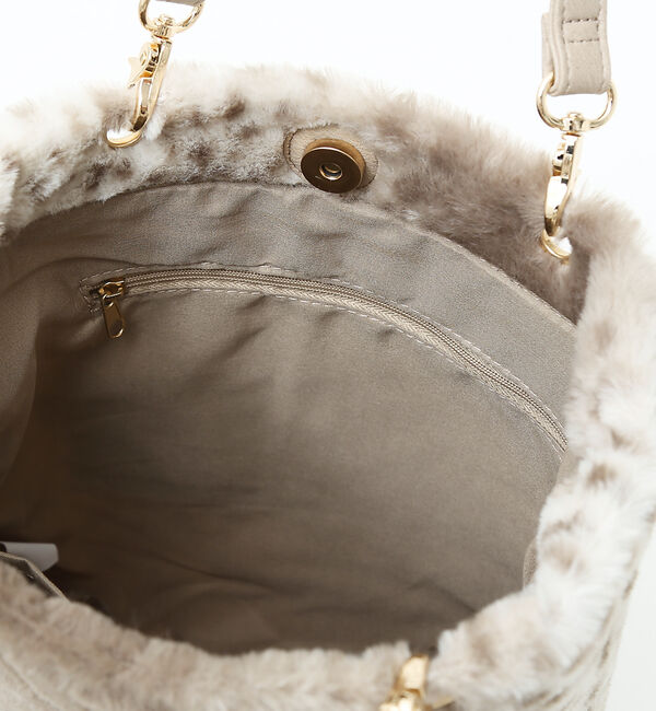 ABAHOUSE「【mieux un】アクリルファートートバッグ」|トートバッグ|