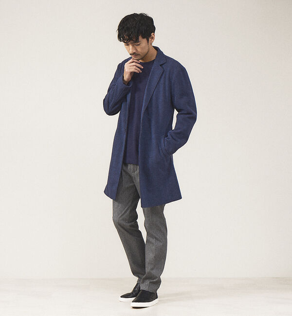 ABAHOUSE「【クルーネック】ポンチ 長袖 Tシャツ」|Tシャツ・カットソー|