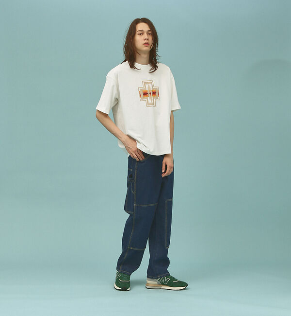 ABAHOUSE「[PENDLETON/ペンドルトン] ネイティブ柄フロントプリント ショートスリ」|Tシャツ・カットソー|