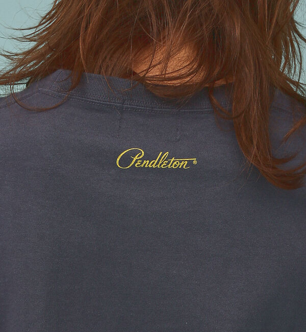 ABAHOUSE「[PENDLETON/ペンドルトン] ネイティブ柄フロントプリント ショートスリ」|Tシャツ・カットソー|